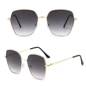 Classic, Vožnja UV400 sončna Očala Kvadratnih Retro sončna Očala Odtenki Očala Ženske Kovinska sončna Očala