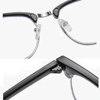 2023 Anti Modra Svetloba Blokiranje Očala Moških Črni Kvadrat Računalnik Oči Očala Okvirji Za Ženske Kratkovidnost Optični Nerd Ponaredek Očala