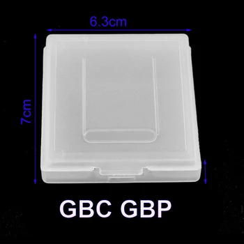 10PCS prozorne Plastike Igra Kartuše Primerih Škatla za Shranjevanje Zaščitnik Imetnik Prah Zajema Zamenjavo Lupini Za Nintendo GameBoy GBC GBP