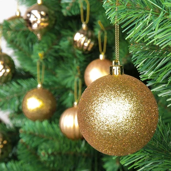 3/4 cm Božični Kroglice Niz Božično Drevo Okraski Nastavite Shatterproof Rdeče Zlato Božično Dekoracijo Za Dom Decors navidad dekor