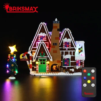 BriksMax Led Luči Komplet za 10267 Medenjaki Hiša gradniki Set (NE Vključuje Model) Igrače za Otroke RC Verzija