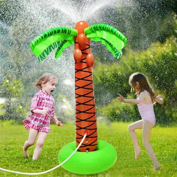 160 cm Napihljivi Kokosovo palmo Vodni curek Igrača Igrajo Voda Starš-Otrok Plaži Travnik Stranka Bazen Napihljive Igrače