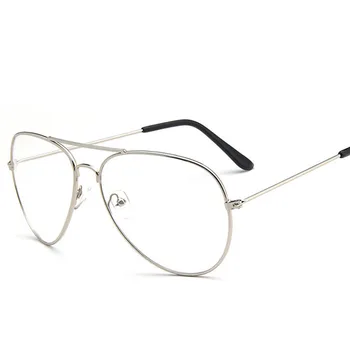 Jasno Očala Retro Očala Kovinsko Zlata Očala Za Kratkovidnost ' Enske Mo {Ki Okviri Optičnih Očal Okvir Pregleden N201