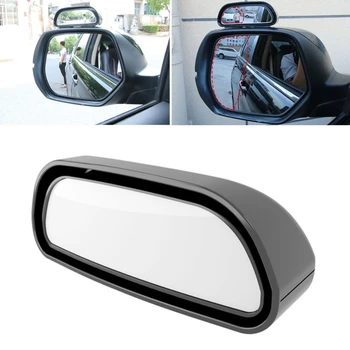 G99F Blind Spot Ogledalo Visoko Defination Stekla Konveksna Pogled od Zadaj Pomožno Vzvratno Ogledalo širokokotni Nastavljiv za Samodejno Avtomobili