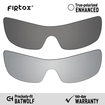 Firtox Res UV400 Polarizirana Leče Zamenjava za-Oakley, Batwolf OO9101 sončna Očala (Compatiable Objektiv Le) - Black+Titana