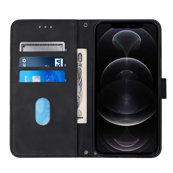 Luksuzni Telefon Flip Primeru Za Xiaomi Mi Poco X3 NFC M3 F3 Redmi 9A 9C Opomba 10T 10 5 G 9 Pro 9S 9T 10S Denarnice Reže za Kartice, Pokrovčka D03G