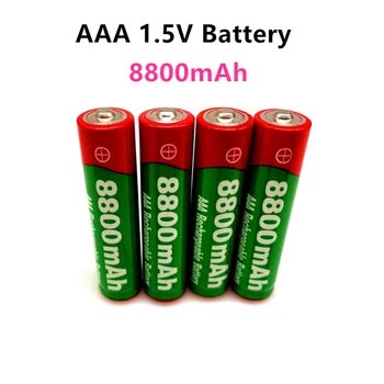 2020 Novo 1,5 V AAA polnilne baterije 8800mah AAA 1,5 V Novi Alkalni Polnilna batery za led luči igrača mp3wait+brezplačna dostava