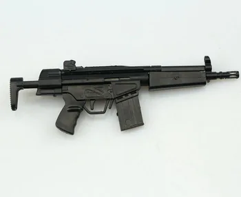1:6 HK53 Skrajšani Karabinke 1/6 Plastičnih Sestavljeni Strelnega orožja Puzzle Model Za 12
