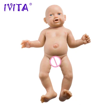 IVITA WG1513 59 cm 5210g Silikonski Prerojeni Dojenčki Realne Dekle, 3 Barve Oči Izbire Mehko Lutke Otroka Veren Otroci Igrače Juguetes