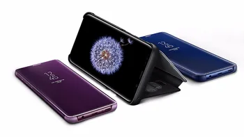 Original Ogledalo Jasen Pogled Pametni mobilni Telefon, Ohišje Za Samsung Galaxy S10 / S9 / S8 plus +/Opomba 8 Note9 Z Rouse Slim Flip