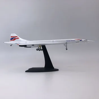 1:200 Lestvici Concorde Air France, British Air Načine Letalske Letalo Model Igrača Diecast Kovinske Zlitine Letalo Model Igrače Za Zbiranje