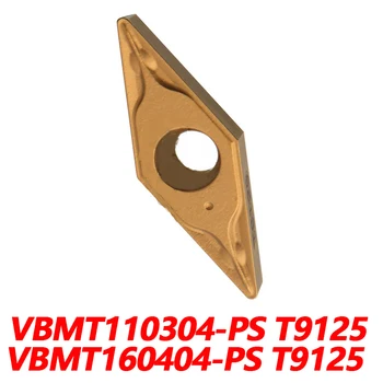 Prvotne VBMT VBMT110304 PS T9125 VBMT160404 PS CNC stružnica Vstavljanja Karbida Vstavite Učinkovito In Trajno Zagotavljanje Kakovosti