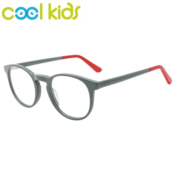 COOL OTROCI Eyeglass Okvir Ovalne Preprosta Optična podrejenega Okvirja, Barvo ujemanje Kratkovidnost/Branje Očala Okvir Recept Očala Okvirji