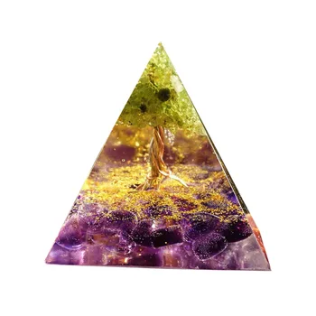 1pc Kristalna Krogla, Piramida Čakro Kamen Dekoracijo Energije Piramida Naravne Mineralne Triangled Kristalne Energije Piramida