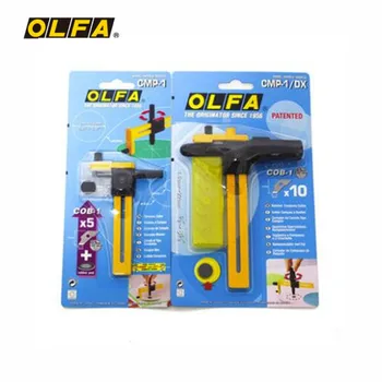 OLFA CMP-1(1-15 cm) Rotacijski Kompas Krog Rezalnik za Rezanje Krog Nož Pripomoček,OLFA CMP-1/DX(1.6-22 cm) Tkanine Nož Utility